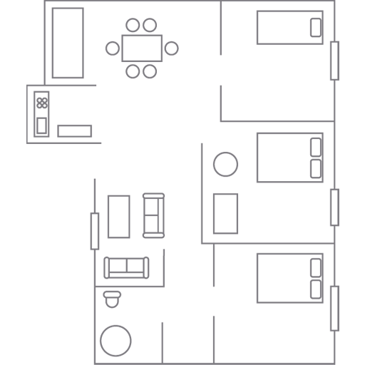 3 BHK Plan