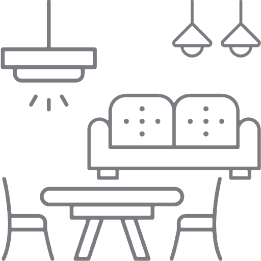 Sofa 5 Seater with Dining 4 Seater